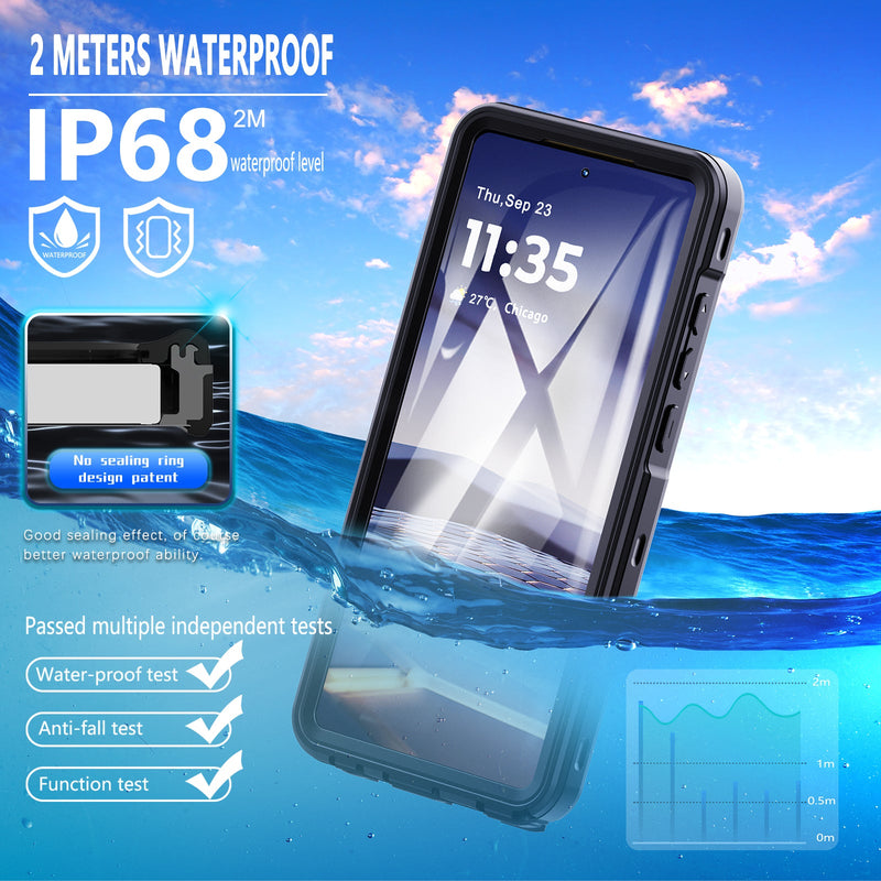 Chargez l&#39;image dans la visionneuse de la galerie, [A-Series] Motorola Moto G Stylus 5G (2024) - Redpepper Full Covered Waterproof Heavy Duty Tough Armor Case - Polar Tech Australia
