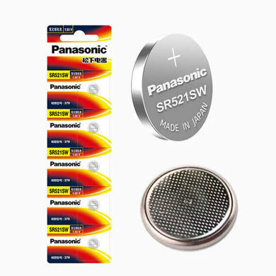 [SR521SW][379][5PC Pack] Panasonic 1.55V Lithium Battery Coin Cell Button Watch Battery - Polar Tech Australia