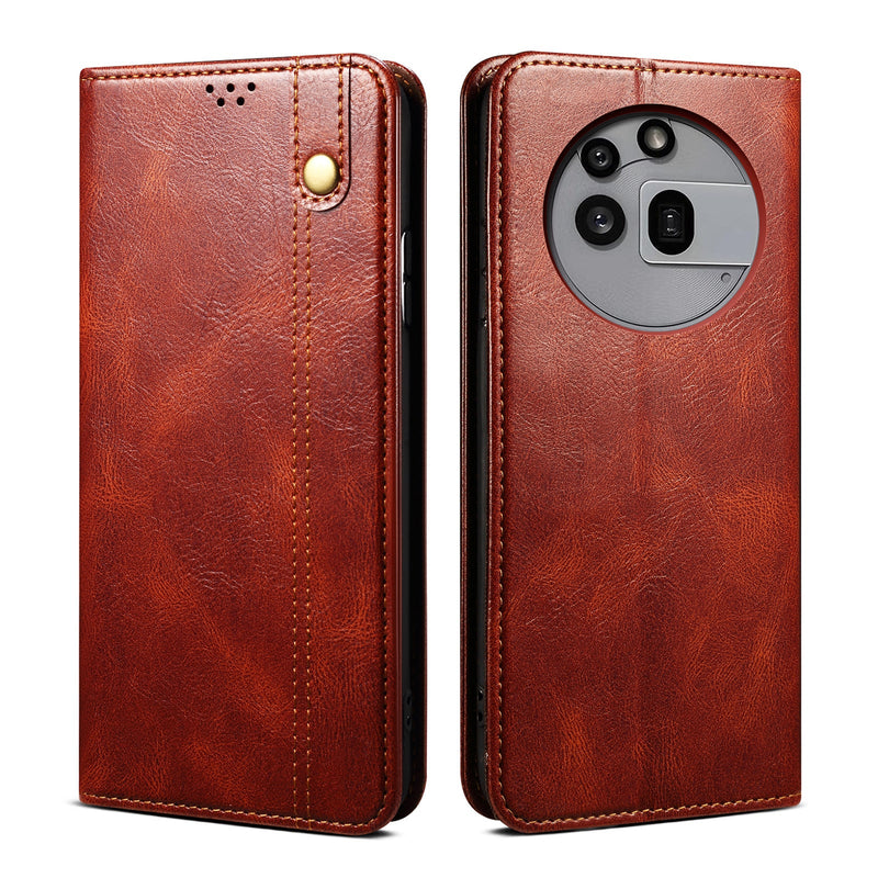 Cargue la imagen en el visor de la galería, [With Card Slot] Nothing Phone (3a)/Pro Premium PU leather Flip Wallet Stand Cover - Polar Tech Australia
