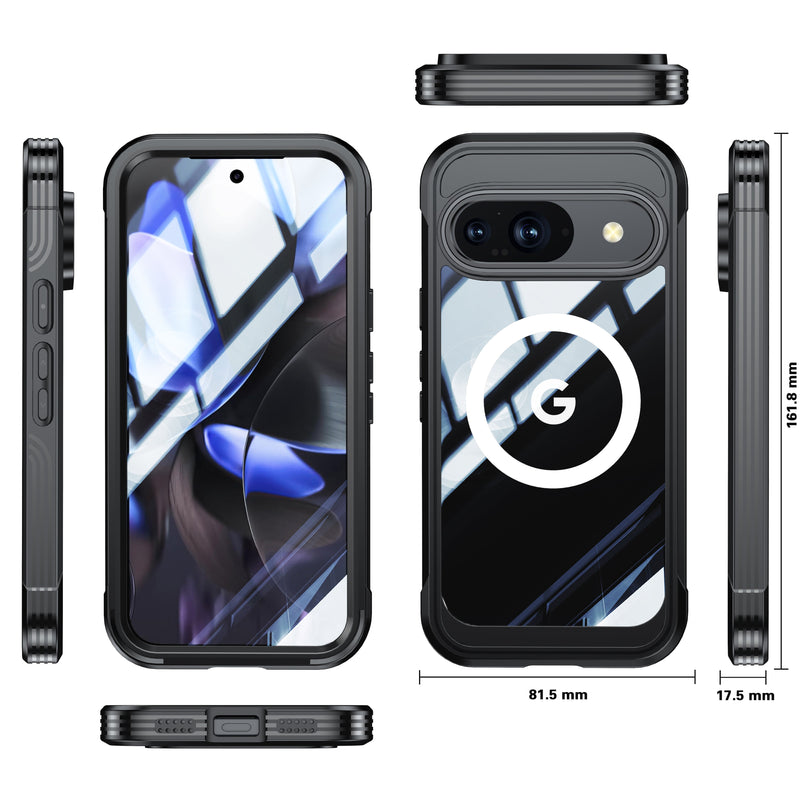 Cargue la imagen en el visor de la galería, [Magsafe Compatible] Google Pixel 10/ Pro /XL - 9H Glass Three-proof Full Cover Heavy Duty Series Case - i-Station Mobile Phone &amp; Electronic Device Repair and Accessories
