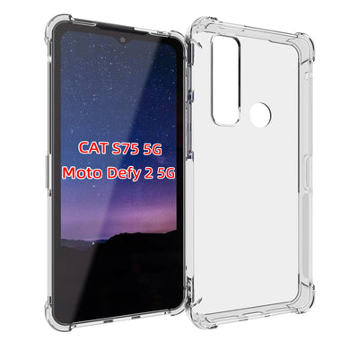 Motorola Moto Defy 2 - AirPillow Cushion Transparent Soft Clear TPU Four Corners Protective Case - Polar Tech Australia