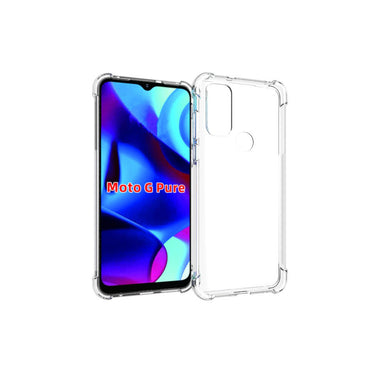 Motorola Moto G Pure/Moto G Play 2023 - AirPillow Cushion Transparent Soft Clear TPU Four Corners Protective Case - Polar Tech Australia