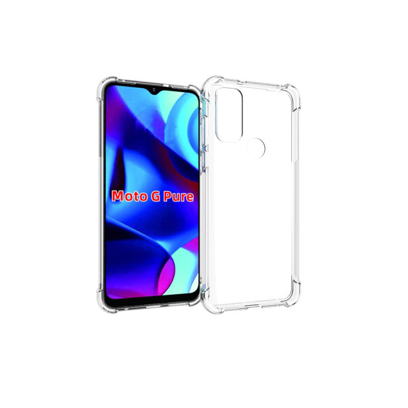 Load image into Gallery viewer, Motorola Moto G Pure/Moto G Play 2023 - AirPillow Cushion Transparent Soft Clear TPU Four Corners Protective Case - Polar Tech Australia
