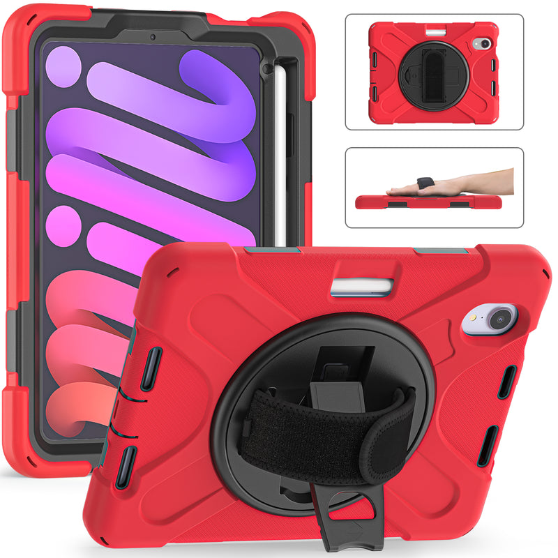 Chargez l&#39;image dans la visionneuse de la galerie, Apple iPad Mini 6 6th Gen Defender Heavy Duty Drop Proof Rugged Protective Stand Case - Polar Tech Australia
