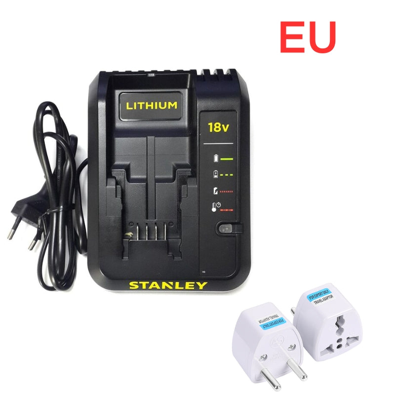 Cargue la imagen en el visor de la galería, [14.4V~18V-2A] Genuine Original STANLEY Fast Charger Electrical Tool Li-ion Battery - Replacement Charger - Polar Tech Australia
