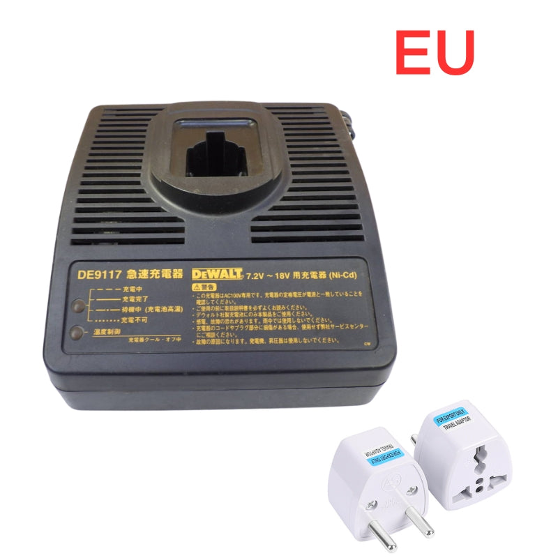 Chargez l&#39;image dans la visionneuse de la galerie, [DE9117][7.2V~18V-7A] Genuine Original DeWalt Fast Charger Electrical Tool Li-ion Battery - Replacement Charger - Polar Tech Australia
