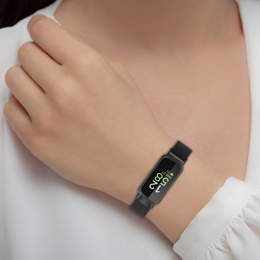 Fitbit Inspire 3 – Milanese Stainless Steel Band