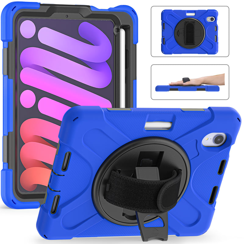Chargez l&#39;image dans la visionneuse de la galerie, Apple iPad Mini 6 6th Gen Defender Heavy Duty Drop Proof Rugged Protective Stand Case - Polar Tech Australia
