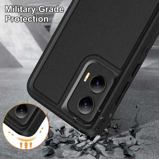 Motorola Moto G 5G (2025) - Rugged PC + Silicone Shockproof Phone Case - Polar Tech Australia