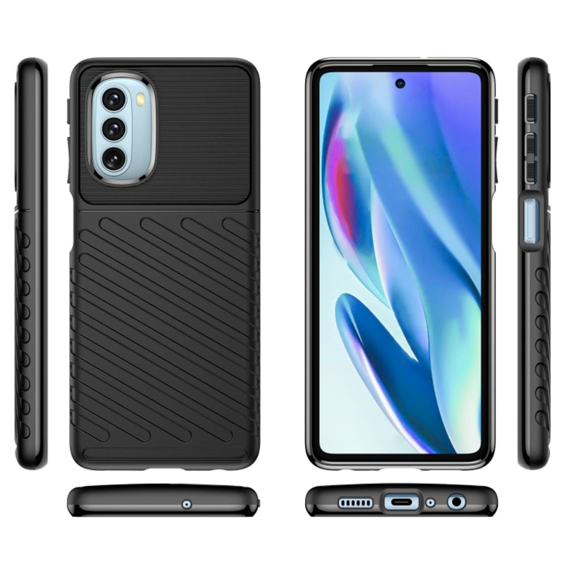 Load image into Gallery viewer, Motorola Moto G50 5G - Thunder Series Twill Texture Thickened Anti-fall Protection TPU Case
