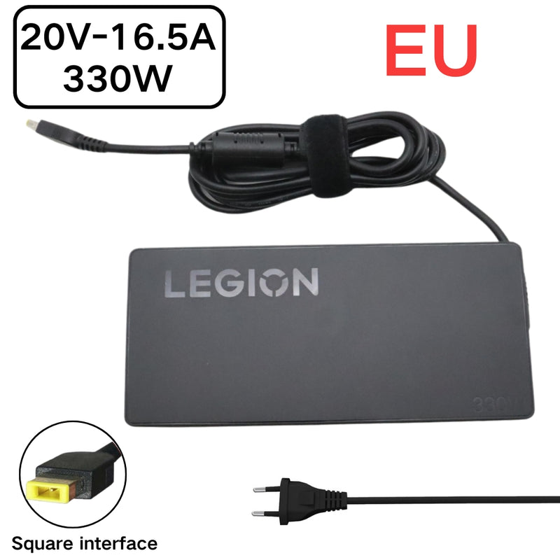 Chargez l&#39;image dans la visionneuse de la galerie, [20V-16.5A/300W][Yellow Square] Lenovo Legion Pro 7 16IRX8H 9 16IRX8 Laptop AC Power Supply Adapter Charger - Polar Tech Australia
