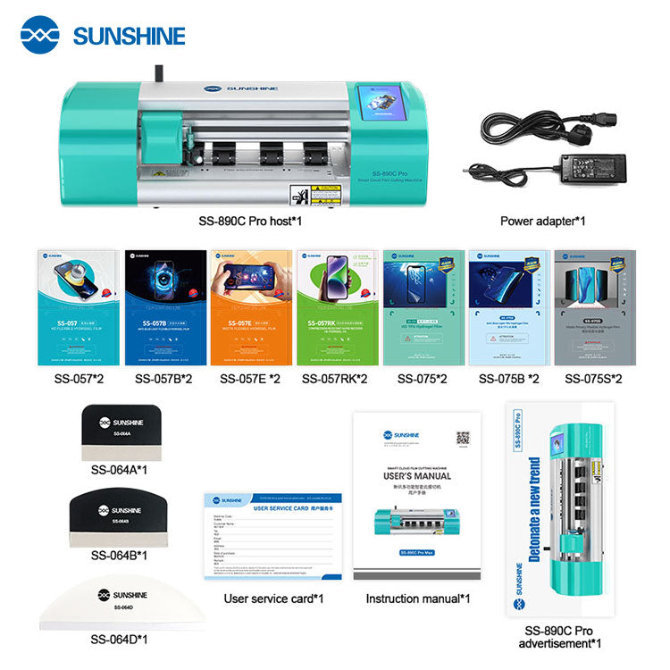 Load image into Gallery viewer, [SS-890C Pro] SUNSHINE Multifunctional Intelligent Cloud Film Cutting Machine（12.9 INCH)/Upgraded version - Polar Tech Australia
