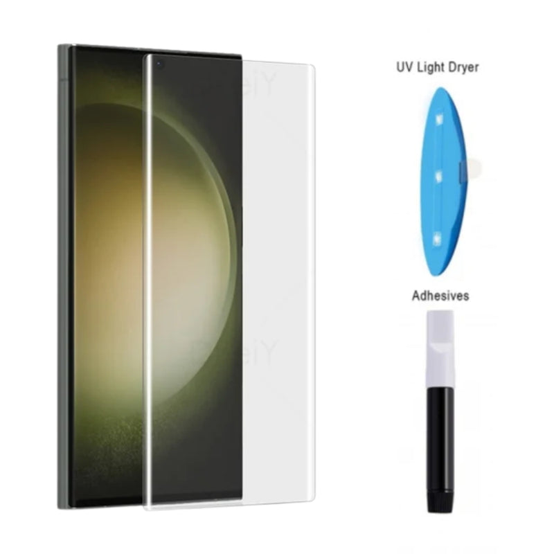 Cargue la imagen en el visor de la galería, Samsung Galaxy S10 4G (SM-G973) - Full Covered Curved Full Glue/Side Glue/UV Glue 9H Tempered Glass Screen Protective Protector
