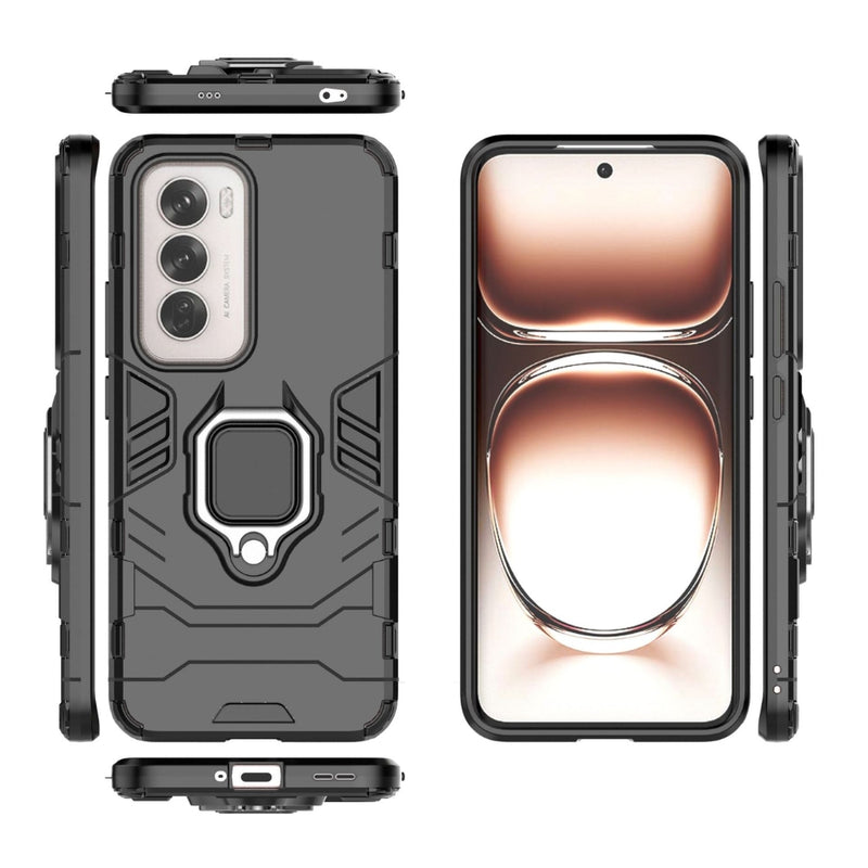 Load image into Gallery viewer, OPPO Reno12 Pro 5G (CPH2629) - Heavy Duty Armor Case With Ring Holder Stand - Polar Tech Australia
