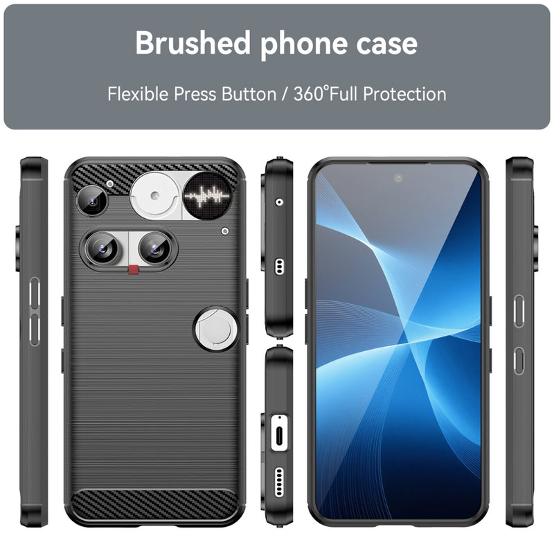 Load image into Gallery viewer, Nothing Phone (3) - Carbon Fiber Brushed Texture TPU Phone Case - Polar Tech Australia
