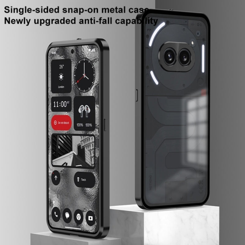 Chargez l&#39;image dans la visionneuse de la galerie, Nothing Phone (2a) - Metal Frame Frosted Magnetic Phone Case
