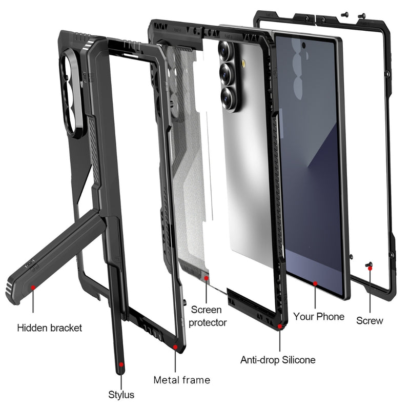Chargez l&#39;image dans la visionneuse de la galerie, Samsung Galaxy Z Fold7 5G - Drop Proof Dustproof Metal Phone Case
