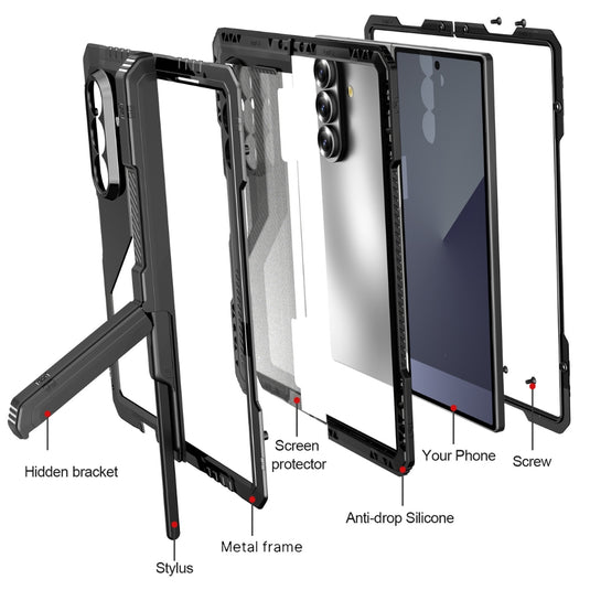 Samsung Galaxy Z Fold7 5G - Drop Proof Dustproof Metal Phone Case