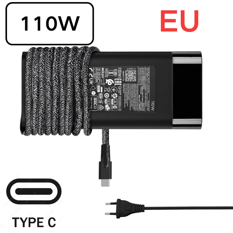 Load image into Gallery viewer, [110W][Type C] HP Elite Dragonfly Laptop AC power Supply Adapter Charger
