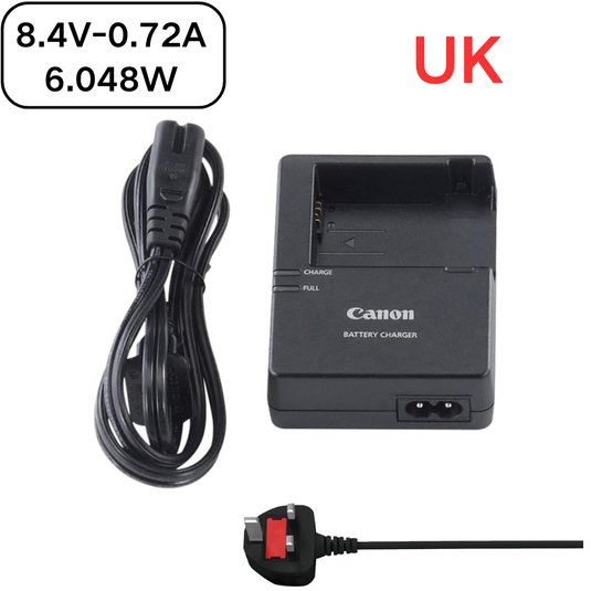 [LC-E8C][8.4V-0.72A]  Canon LP-E8 Battery / EOS 700D 600D 650D 550D Series - Camera Charger Power Supply Adapter