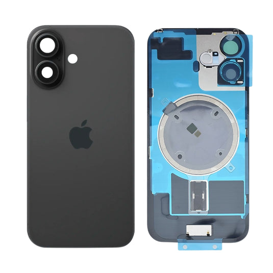 [Assembly] Apple iPhone 16 - Back Rear Glass Battery Back Glass Cover with Camera Lens Cover + MagSafe Magnet - Polar Tech Australia