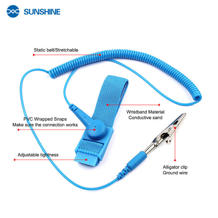 Cargue la imagen en el visor de la galería, Sunshine Anti-static bracelet/corded/cordless - Polar Tech Australia
