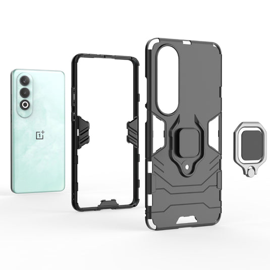 OnePlus Nord CE4 Lite - Heavy Duty Armor Case With Ring Holder Stand - Polar Tech Australia
