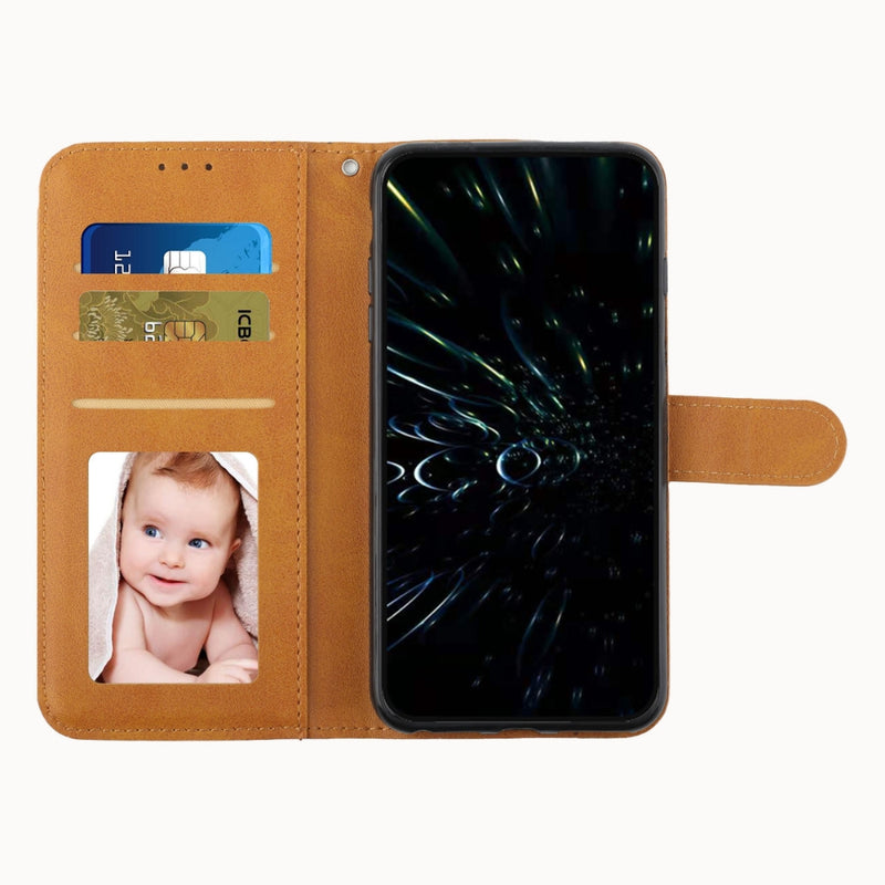 Cargue la imagen en el visor de la galería, Google Pixel 6 Pro - Stitching Calf Texture Buckle Leather Phone Case
