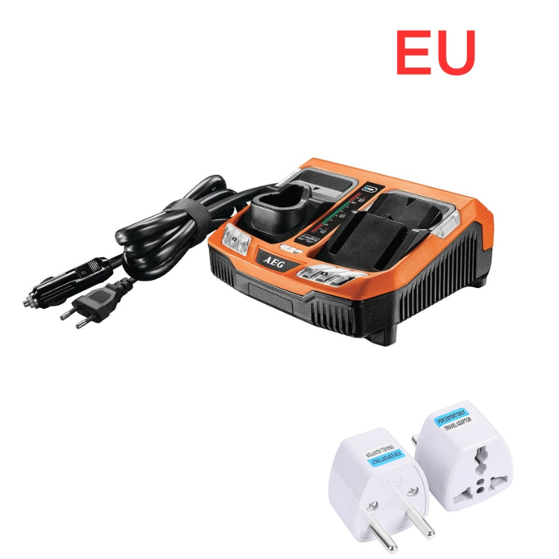 Cargue la imagen en el visor de la galería, [BLK1218] Genuine Original AEG Dual Port Fast Charger Electrical Tool Li-ion Battery - Replacement Charger - Polar Tech Australia

