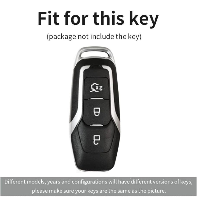 Load image into Gallery viewer, Ford Handcrafted Genuine Leather Car Key Fob Protective Case Cover For Edge, Mondeo, Ka, Fiesta, Focus, Galaxy, Mustang, Kuga

