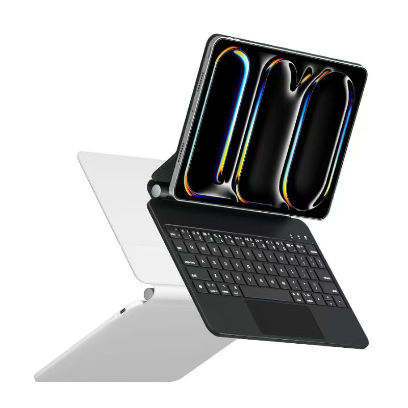Load image into Gallery viewer, [With Touchpad][Magic Keybord] Apple iPad Pro 13-inch 7th Gen (2024) Smart Multi-Touch Trackpad Magnetic Wireless Keyboard Case With RGB Backlit - Polar Tech Australia
