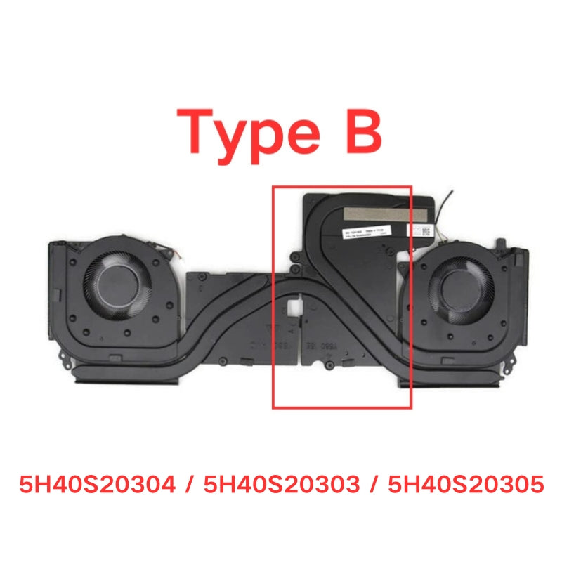 Cargue la imagen en el visor de la galería, Lenovo Legion 5-15ACH6 / Legion 5-15ACH6H R7000 R7000P (Year 2021) 82JW 82JU Series - CPU &amp; GPU Cooling Fan Replacement Parts - Polar Tech Australia
