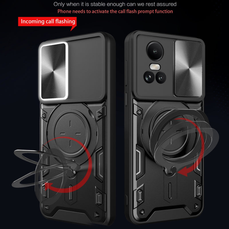 Load image into Gallery viewer, [Built-in Stand][With Slide Lens Cover] OPPO Reno10 Pro+ 5G  (PHU110, CPH2521) - Anti-Drop Protective Shell Case - Polar Tech Australia
