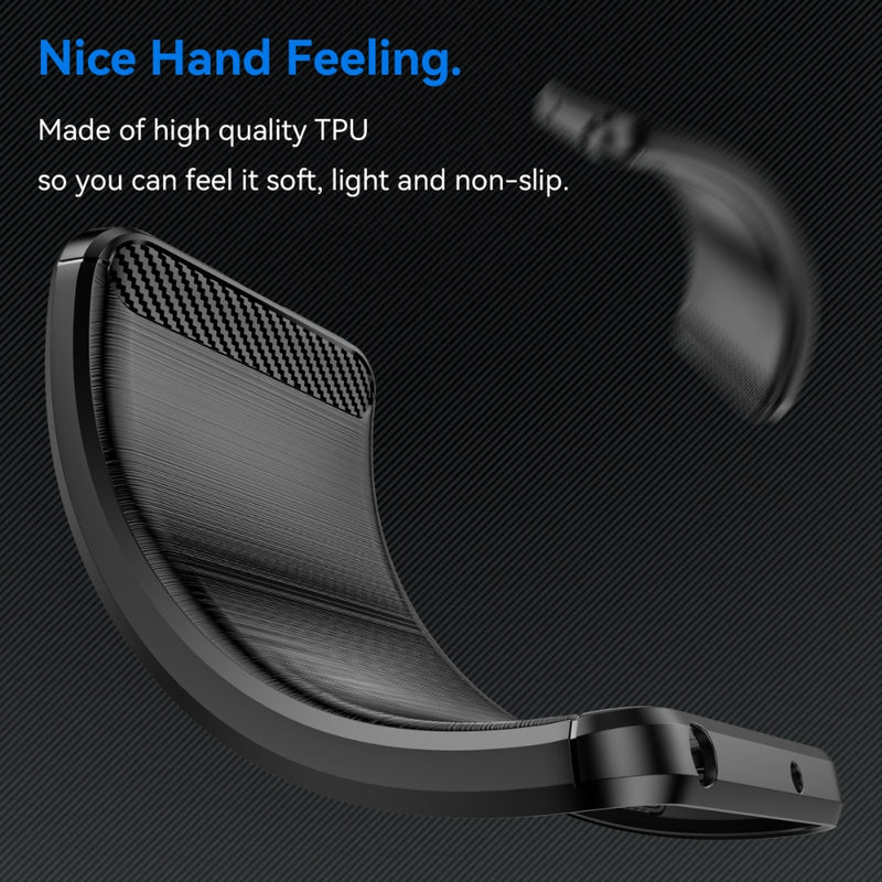 Cargue la imagen en el visor de la galería, Samsung Galaxy A07 4G (SM-A075) - Carbon Fiber Brushed Texture TPU Phone Case

