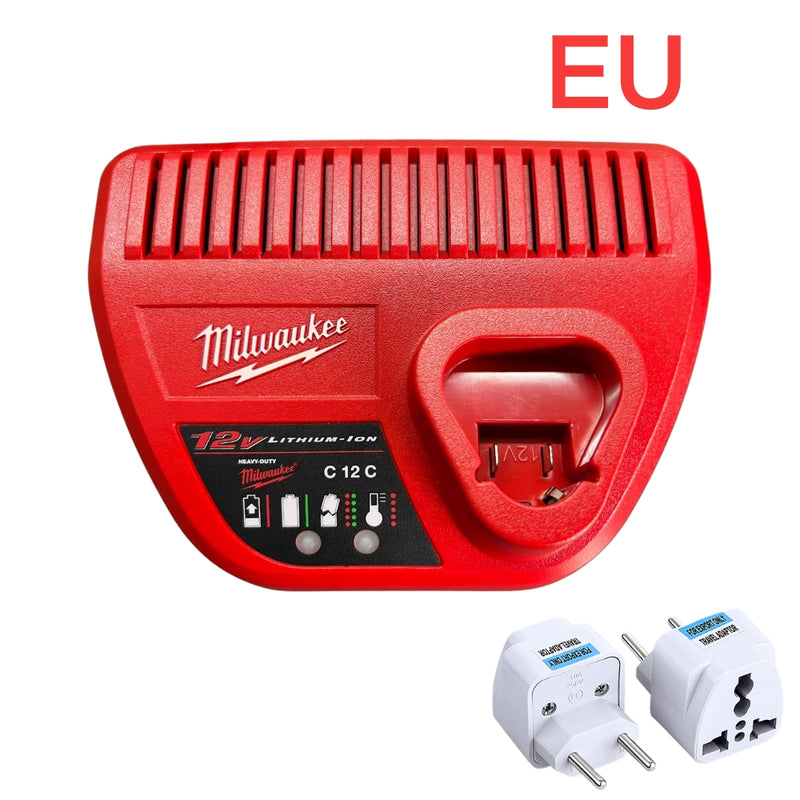 Cargue la imagen en el visor de la galería, [C12C][12V-3.0A] Genuine Original Milwaukee Fast Charger Electrical Tool Li-ion Battery - Replacement Charger - Polar Tech Australia
