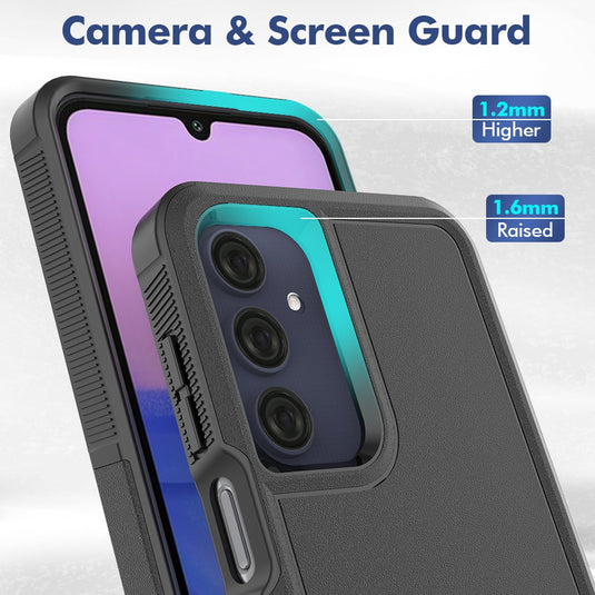 Samsung Galaxy A17 (SM-A176) - Adventurer Commuter Heavy Duty Drop Proof Tough Hybrid Case