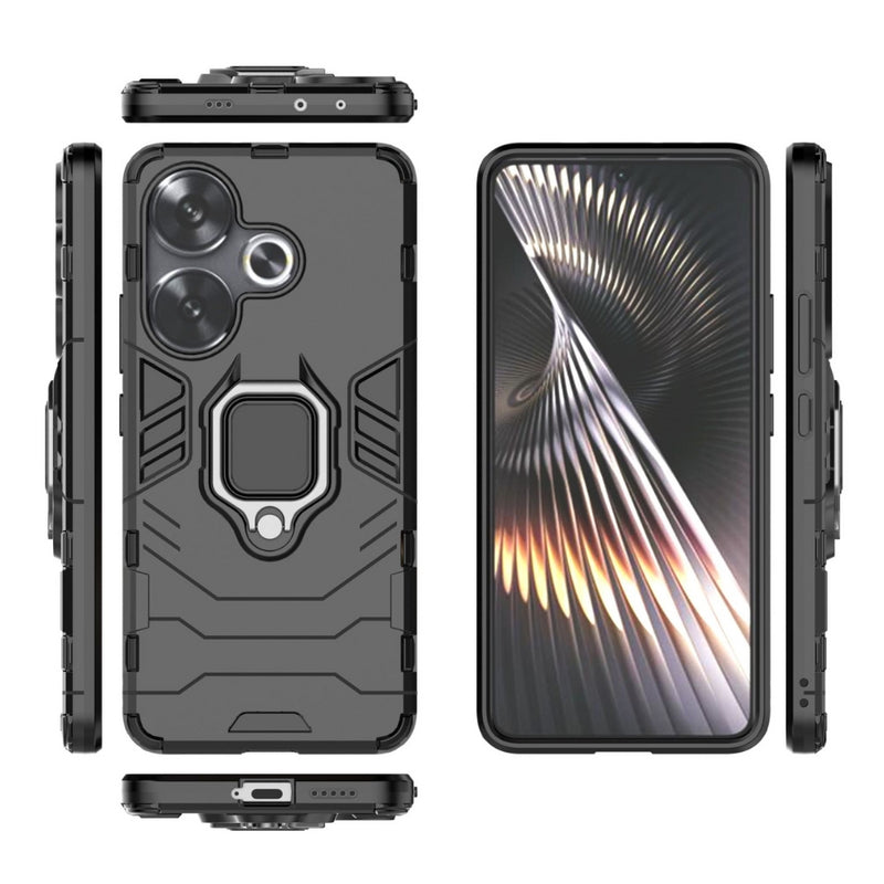 Load image into Gallery viewer, Xiaomi Poco F6 - Heavy Duty Armor Case With Ring Holder Stand - Polar Tech Australia
