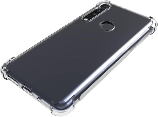 Motorola Moto G8 Play/Moto One Marco - AirPillow Cushion Transparent Soft Clear TPU Four Corners Protective Case - Polar Tech Australia