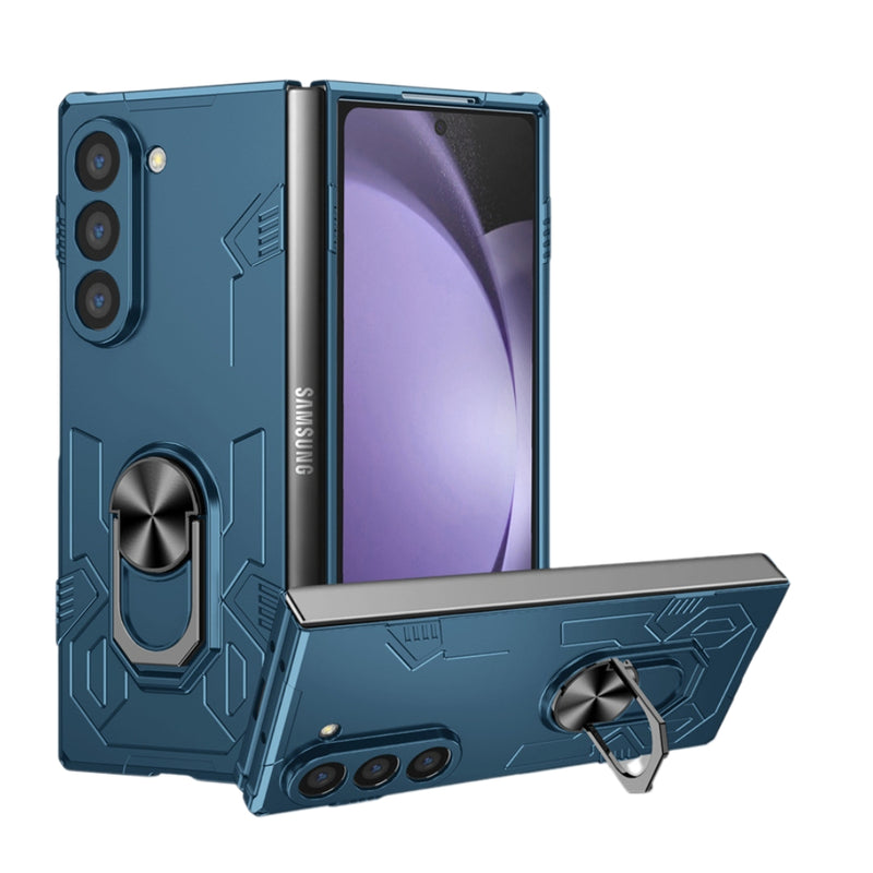 Chargez l&#39;image dans la visionneuse de la galerie, Samsung Galaxy Z Fold 6 (SM-F956) - Shockproof Magnetic Ring Kickstand Case
