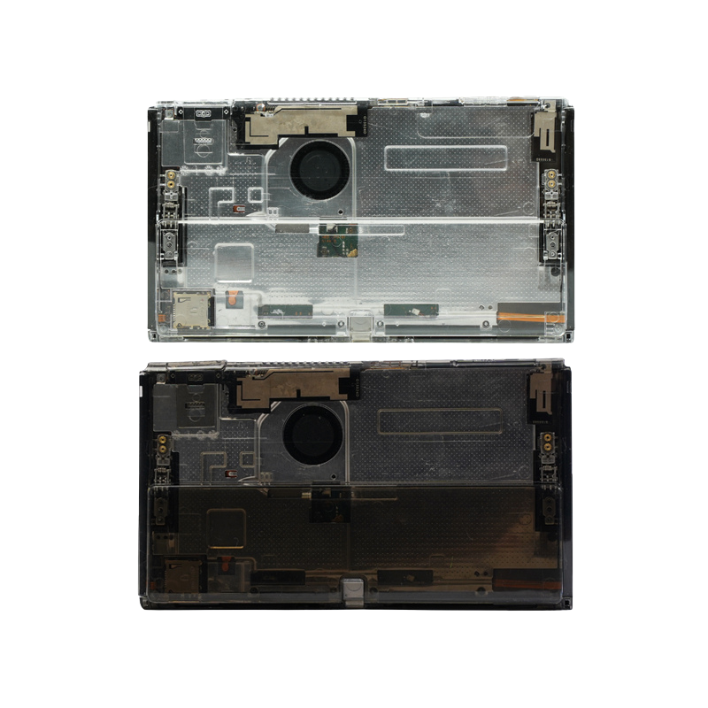 Load image into Gallery viewer, Nintendo Switch OLED Back Cover transparent mod replacement shell DIY customization kit. - Polar Tech Australia
