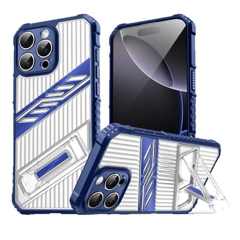 Chargez l&#39;image dans la visionneuse de la galerie, [Built-in Invisibla Bracket] Apple iPhone 16e Transparent Shockproof Protective Case - Polar Tech Australia
