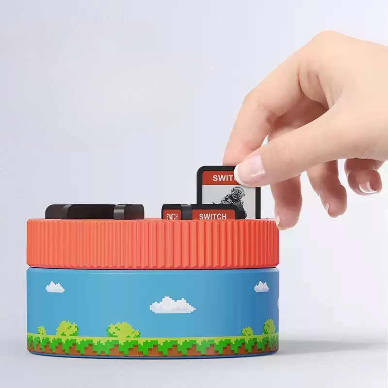 Cargue la imagen en el visor de la galería, Switch Rotating Game Card Storage Tower - Polar Tech Australia
