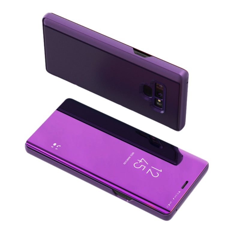 Cargue la imagen en el visor de la galería, Samsung Galaxy Note 9 (SM-N960) - Mirror Clear View Horizontal Flip PU Leather Case
