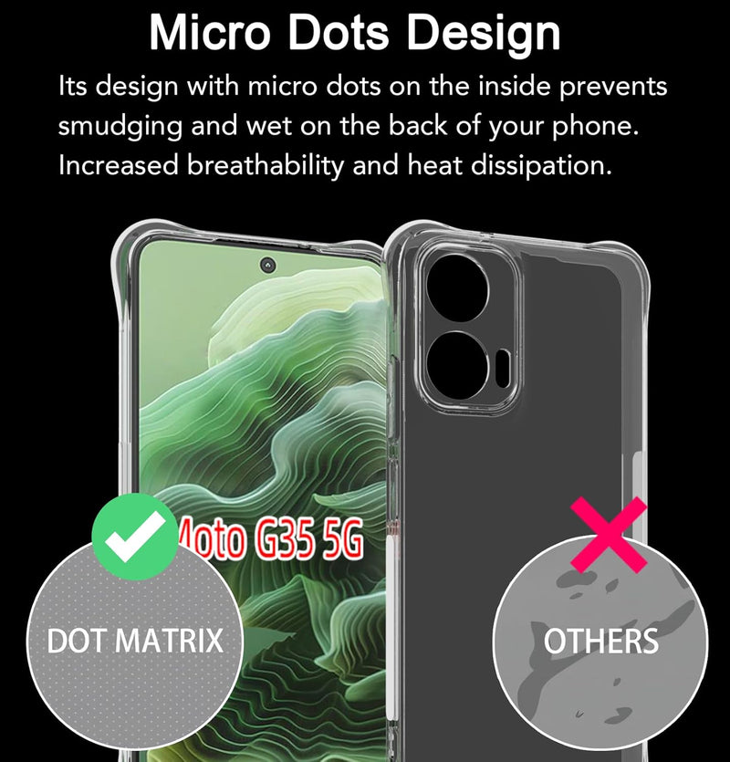 Load image into Gallery viewer, Motorola Moto G35 - AirPillow Cushion Transparent Soft Clear TPU Four Corners Protective Case - Polar Tech Australia
