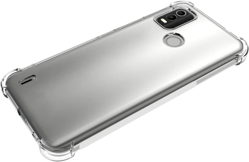 Cargue la imagen en el visor de la galería, Nokia C21 Plus - AirPillow Cushion Transparent Soft Clear TPU Four Corners Protective Case - Polar Tech Australia
