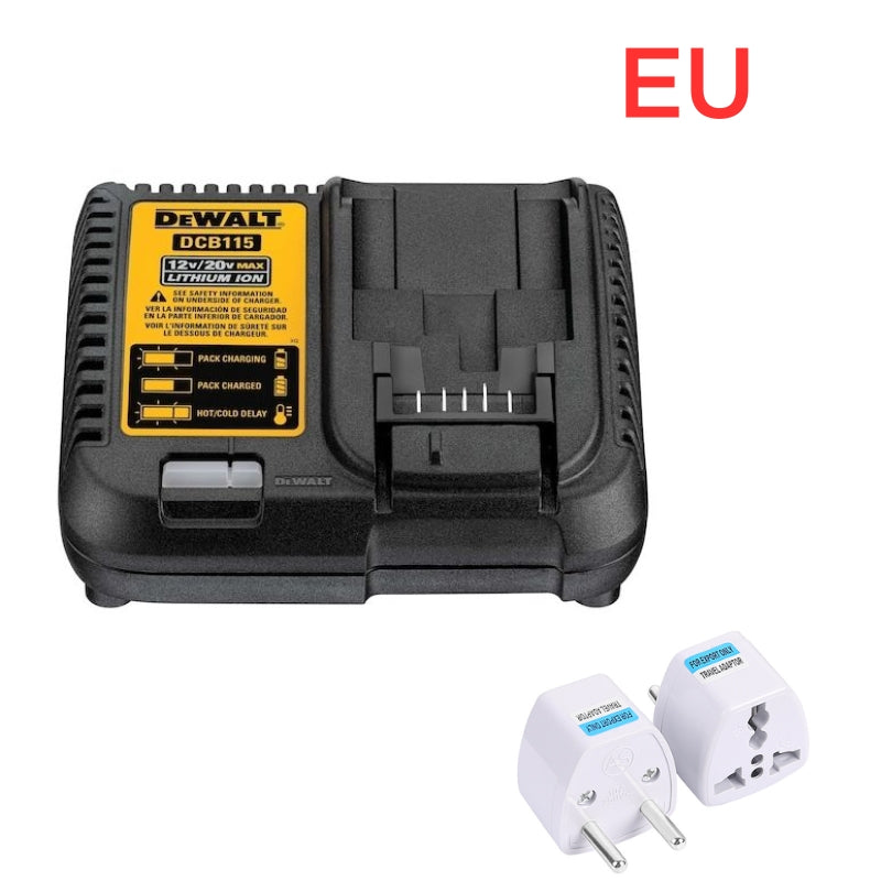Cargue la imagen en el visor de la galería, [DCB115][10.8V~18V / 12V~20V Max-4A] Genuine Original DeWalt Fast Charger Electrical Tool Li-ion Battery - Replacement Charger - Polar Tech Australia

