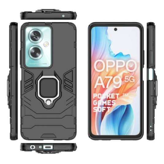 OPPO A79 5G (CPH2557, CPH2553) - Heavy Duty Armor Case With Ring Holder Stand - Polar Tech Australia