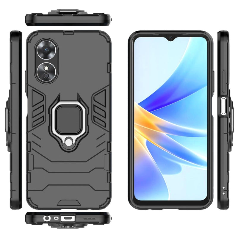 Load image into Gallery viewer, OPPO A17 / A17K - Heavy Duty Armor Case With Ring Holder Stand - Polar Tech Australia
