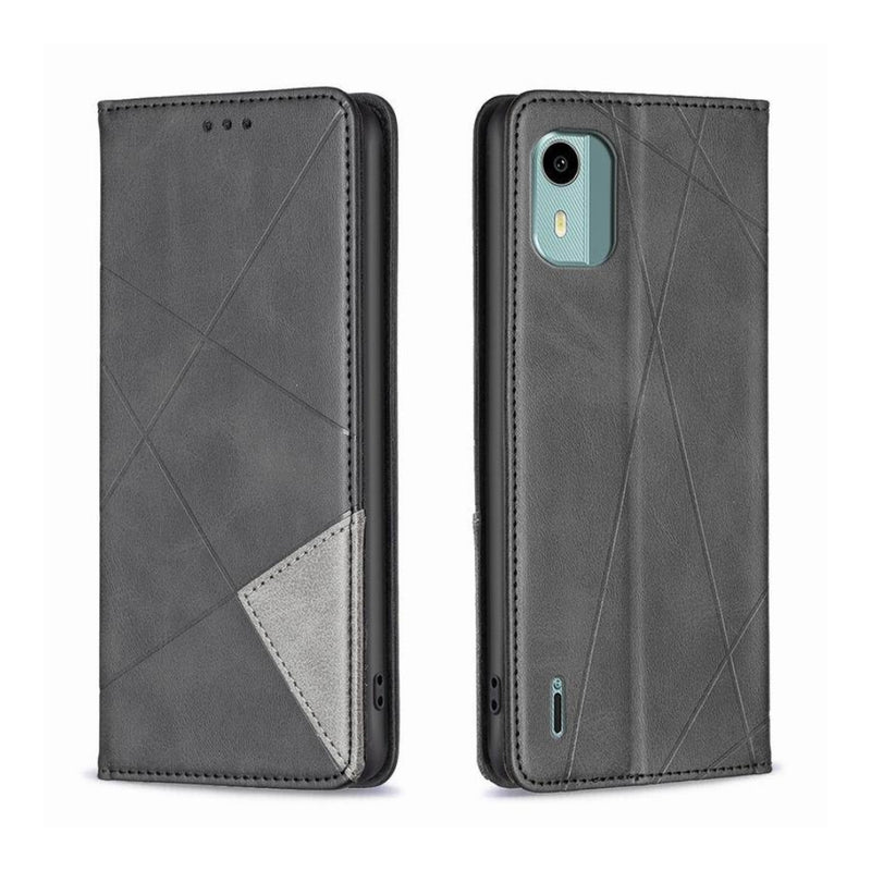 Load image into Gallery viewer, Nokia G11 / G21 - Rhombus Texture Magnetic Leather Phone Case
