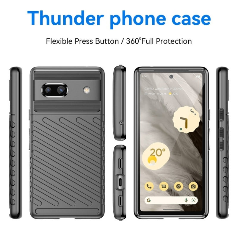 Load image into Gallery viewer, Google Pixel 7A - Thunder Series Twill Texture Thickened Anti-fall Protection TPU Case - Polar Tech Australia
